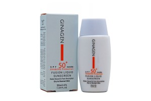 کرم ضد آفتاب پوست خشک  ژیناژن SPF50 حجم 50 میل(بی رنگ)