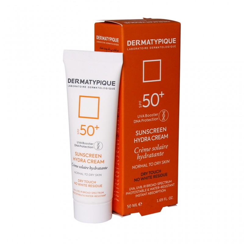ضد آفتاب پوست خشک SPF50 درماتیپیک 50 میلی لیتر(بی رنگ)