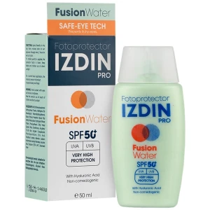 کرم ضد آفتاب فیوژن واتر SPF50 ایزدین پرو 50 میلی لیتر