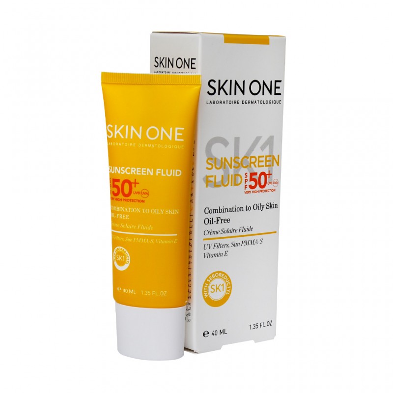 فلوئید ضد آفتاب پوست چرب spf 50  اسکین وان 40 میلی لیتر