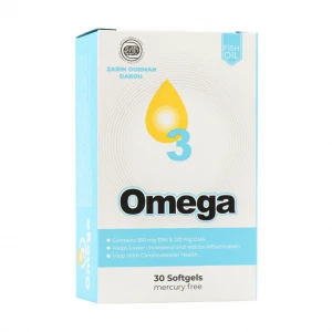 کپسول امگا 3 1000 میلی گرم زرین اورمان دارو 30 عدد