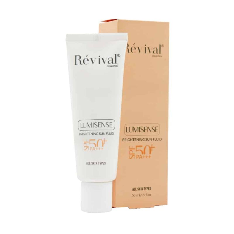 فلوئید ضد آفتاب روشن کننده SPF50 رویوال 50 میلی لیتر