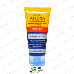 آردن آتوپیا کرم ضد آفتاب SPF40 رطوبت رسان